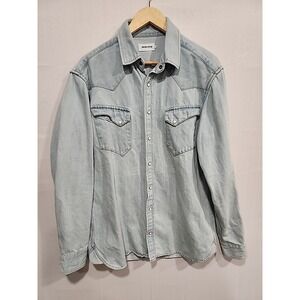Men's Light Blue Denim Shirt